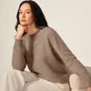 Le Pull Col Rond Cachemire Brossé Erenia