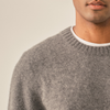 Le Pull Col Rond Cachemire Brossé Hagatan