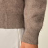Le Pull Col Rond Cachemire Brossé Erenia