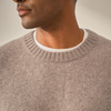 Le Pull Col Rond Cachemire Brossé Hagatan