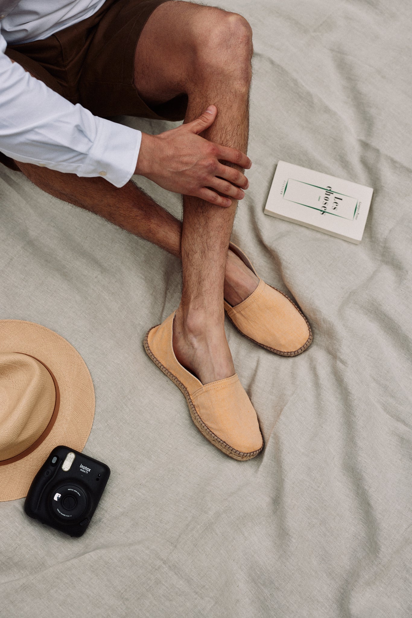 espadrille coton biologique, lin français