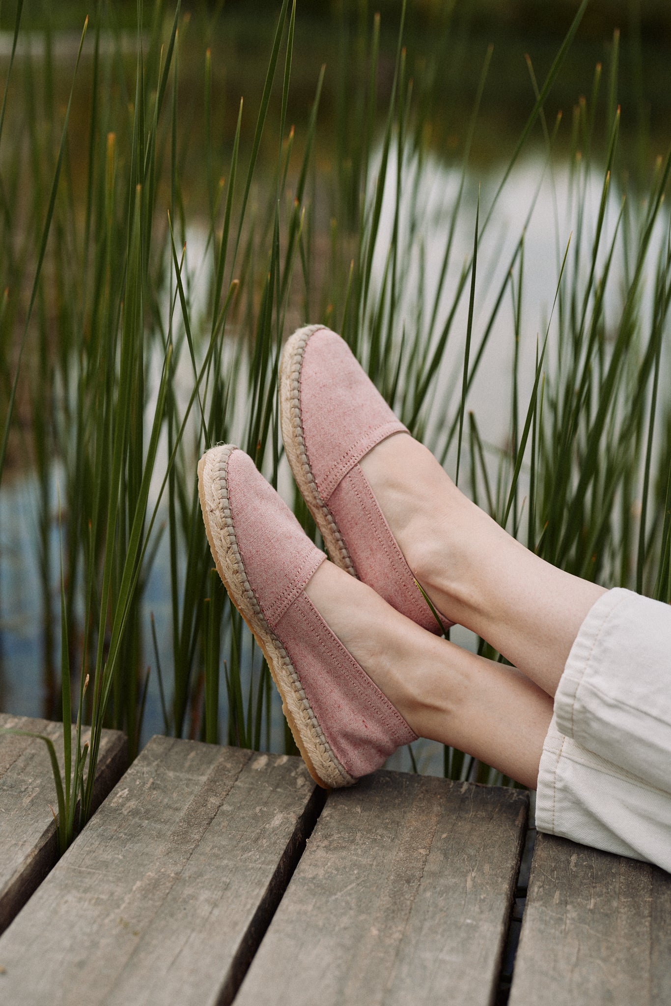 espadrille lin français, coton bio
