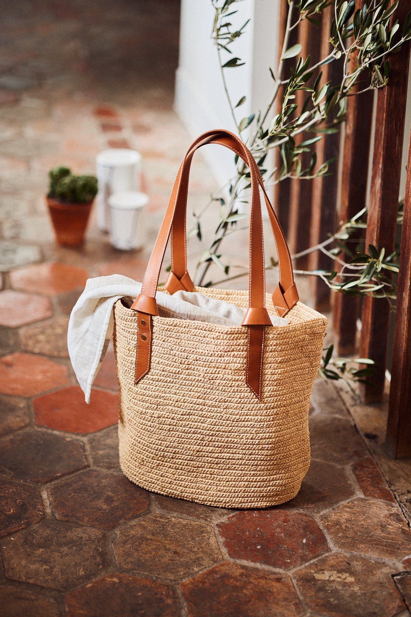sac raphia printemps