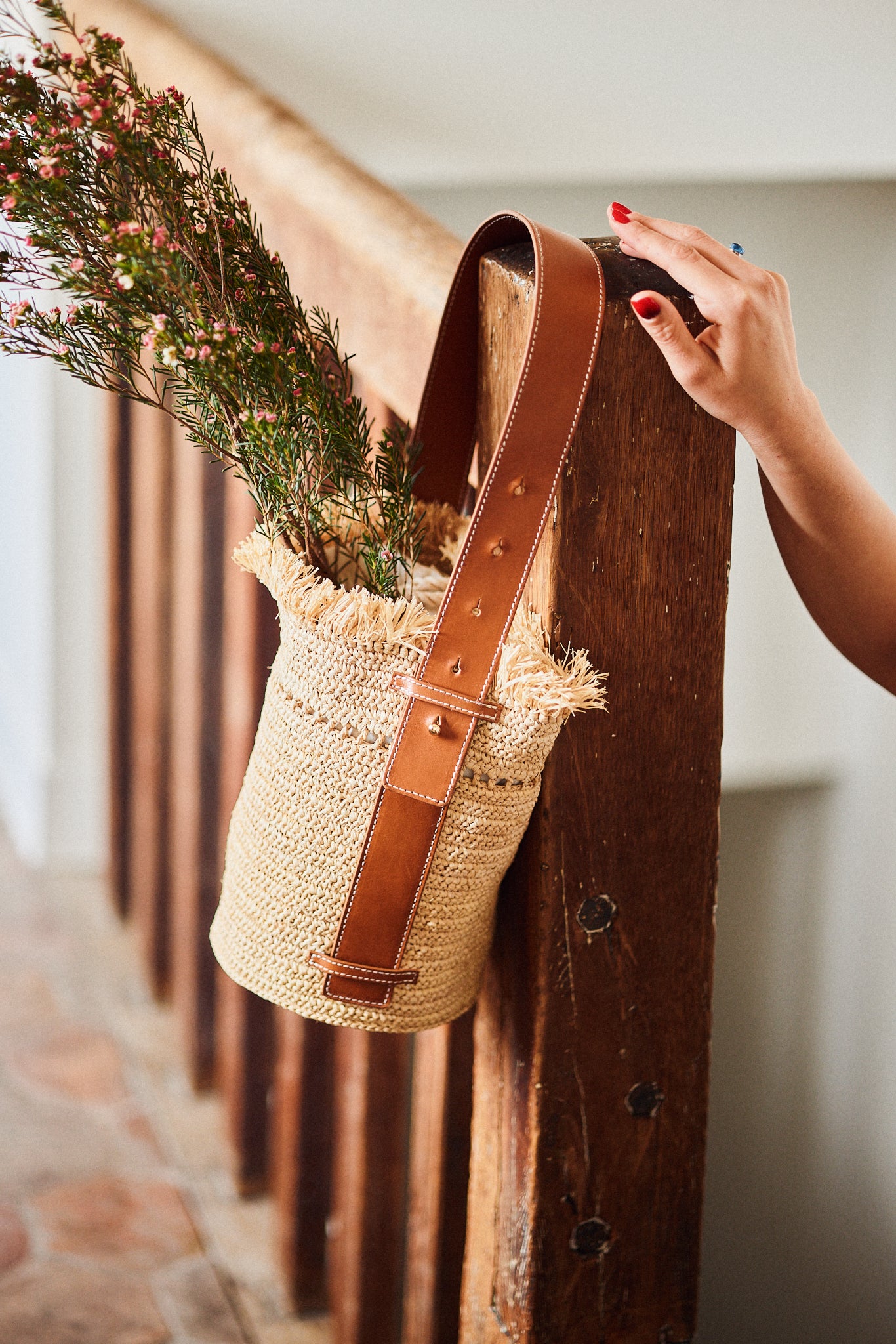 petit sac raphia