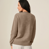 Le Pull Col Rond Cachemire Brossé Erenia