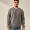 Le Pull Col Rond Cachemire Brossé Hagatan