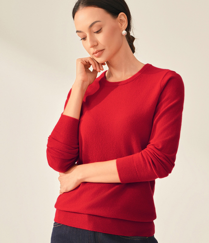 Le Pull Col Rond Cachemire Louna
