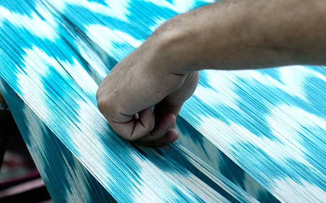 ikat fabrication