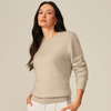 Le Pull Col Rond Cachemire Brossé Erenia