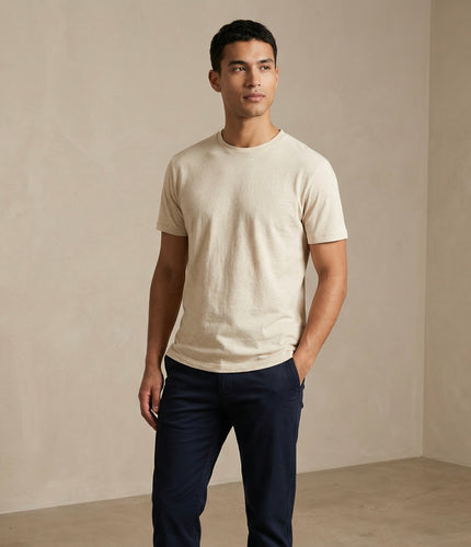Le T-shirt Homme Lin Coton Arpino