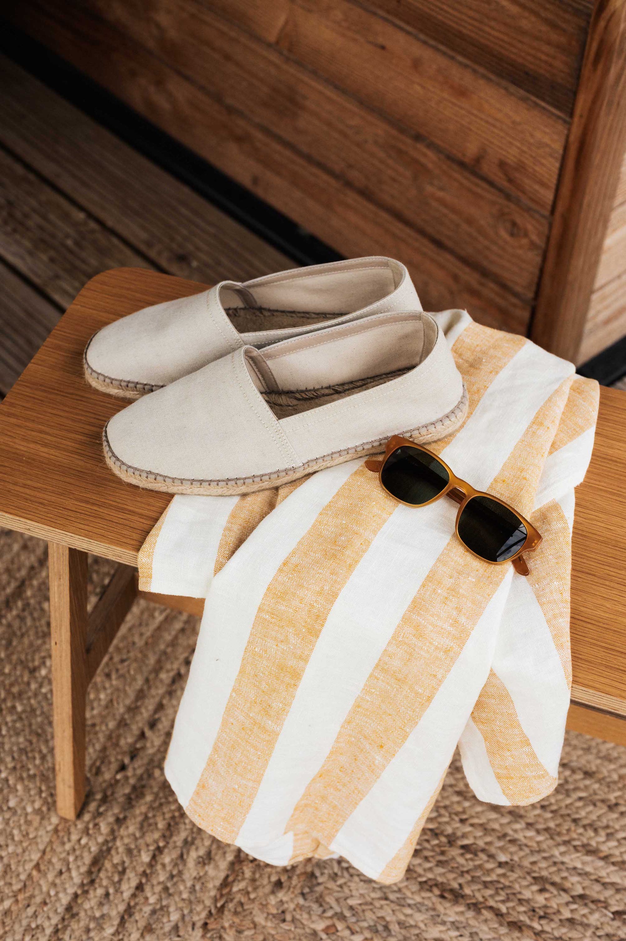 espadrille en coton bio, lin français