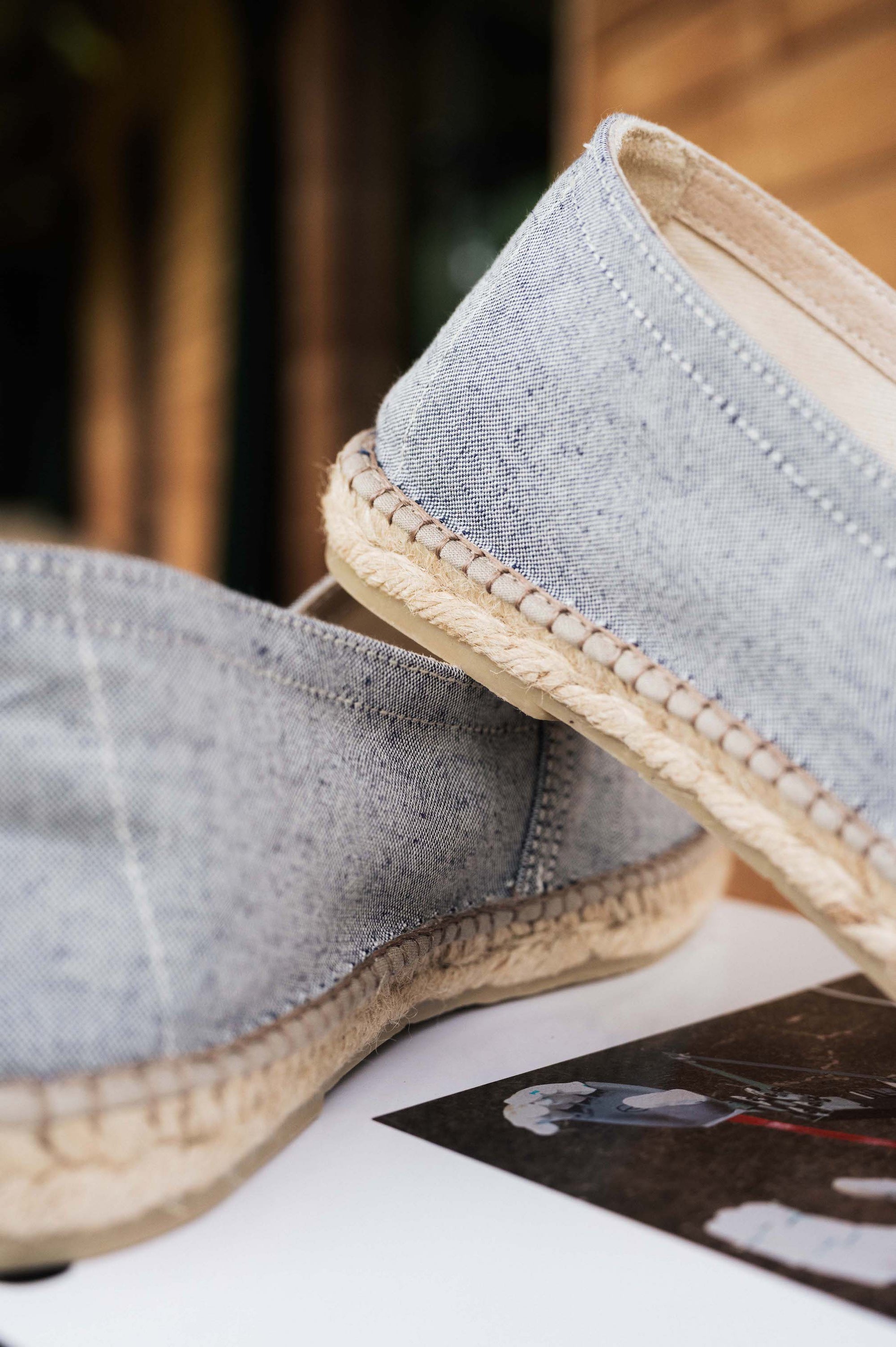 espadrille qualité, lin français, coton bio