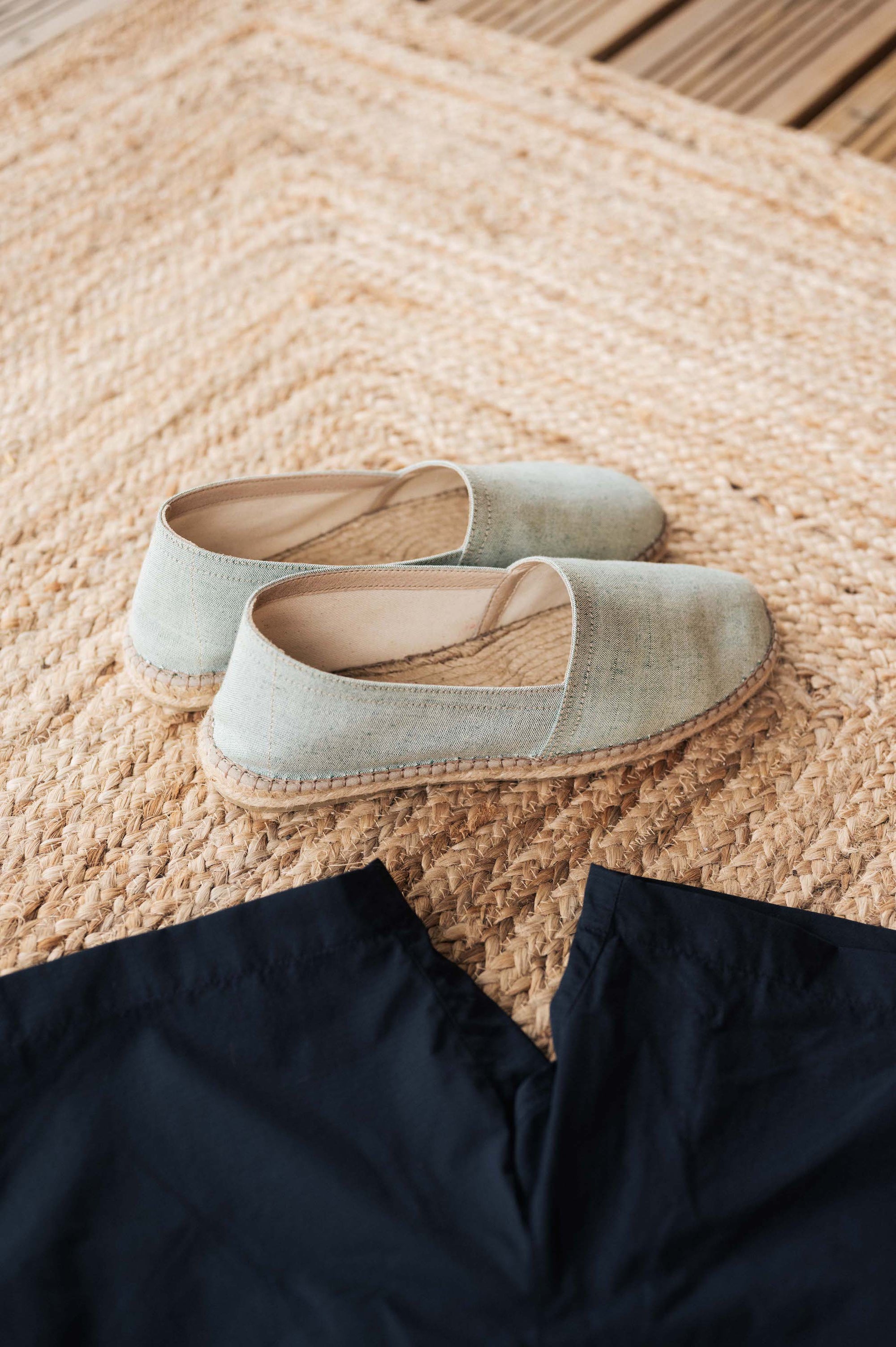 espadrille coton lin
