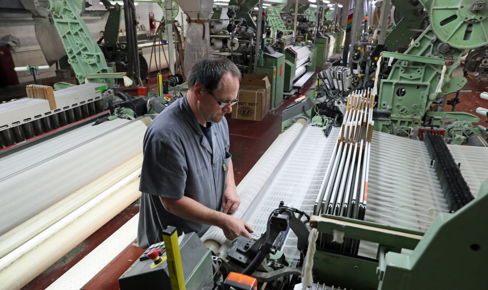 métier à tisser dornier savoir-faire tissage lin français coton bio