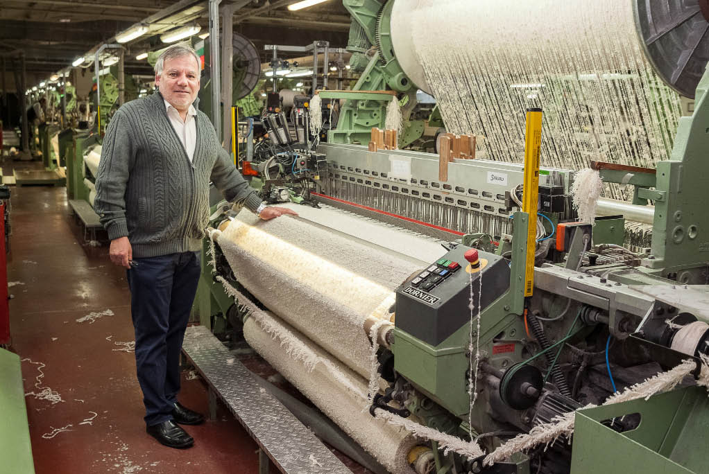 métier à tisser tissage du lin français Emanuel Lang tissu lin