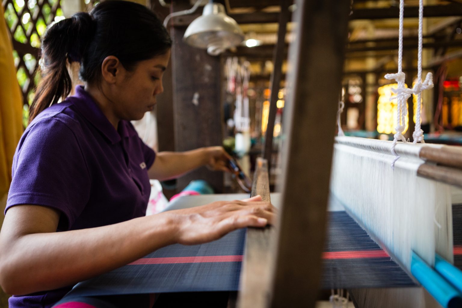 savoir-faire tissage manuel
